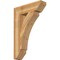 Ekena Millwork Thorton Slat Rough Sawn Bracket, Western Red Cedar, 6"W x 24"D x 36"H BKT06X24X36THR06RWR - alternate 1